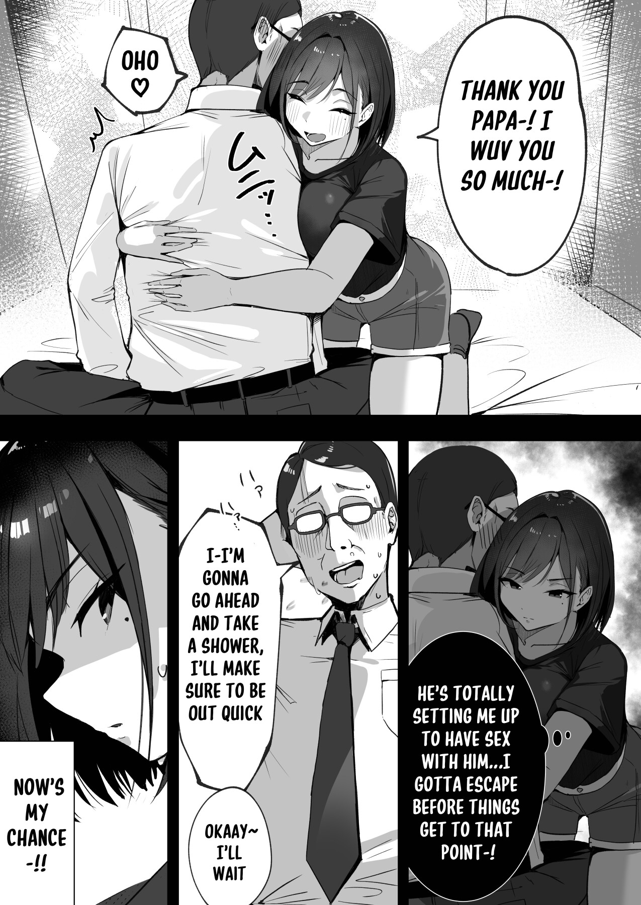 Hentai Manga Comic-My Mom's New Husband is My Sugar Daddy-Read-13
